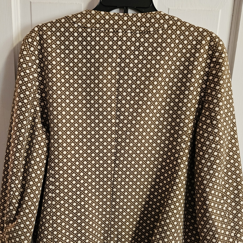 Talbots Brown Patterned Jacket - image 2